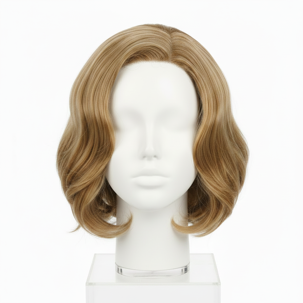 Blonde Wavy Bob