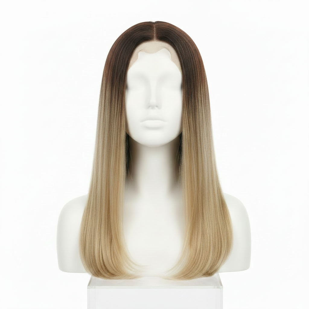 Ombre Brown to Blonde Long